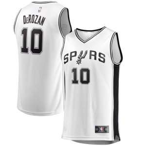 San Antonio Spurs DeMar DeRozan белая майка НБА - Association Edition подростковая