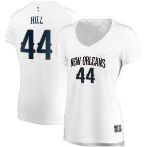 New Orleans Pelicans Solomon Hill белая майка НБА - Association Edition
