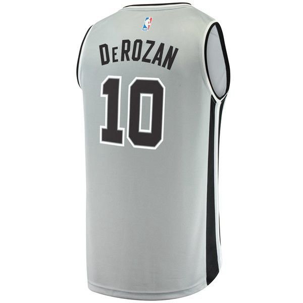San Antonio Spurs DeMar DeRozan серая майка НБА - Statement Edition