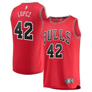 Chicago Bulls Robin Lopez Player красная майка НБА - Icon Edition