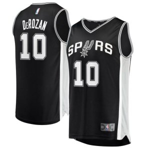 San Antonio Spurs DeMar DeRozan черная майка НБА - Icon Edition подростковая
