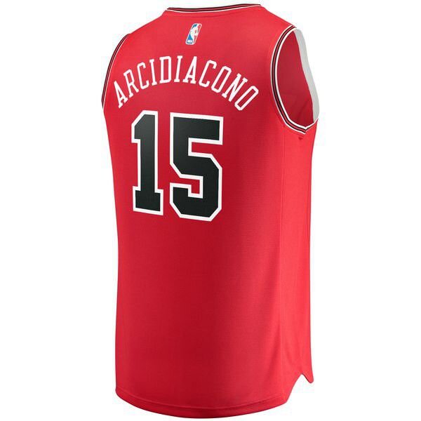 Chicago Bulls Ryan Arcidiacono Player красная майка НБА - Icon Edition