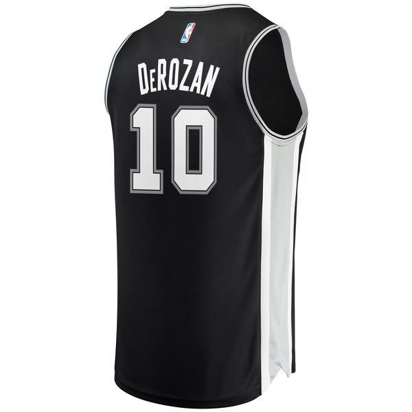 San Antonio Spurs DeMar DeRozan черная майка НБА - Icon Edition молодежная