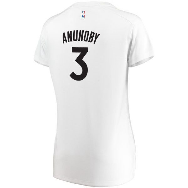 Toronto Raptors OG Anunoby белая майка НБА - Association Edition