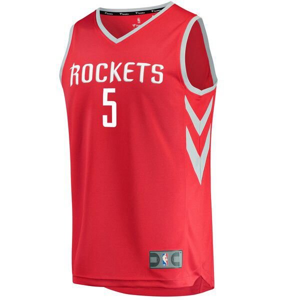 Houston Rockets Aaron Jackson Player красная майка НБА - Icon Edition подростковая