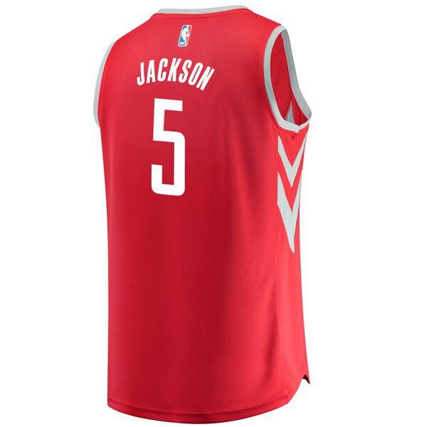 Houston Rockets Aaron Jackson Player красная майка НБА - Icon Edition подростковая
