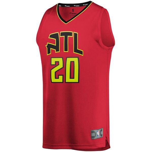 Atlanta Hawks John Collins красная майка НБА - Statement Edition подростковая
