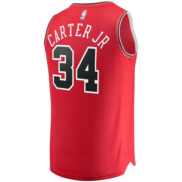 Chicago Bulls Wendell Carter Jr. красная майка НБА - Icon Edition подростковая