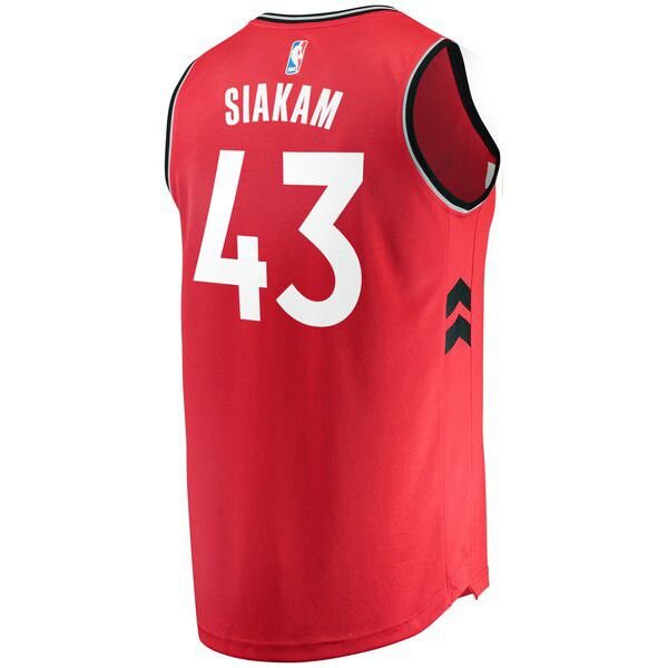 Toronto Raptors Pascal Siakam Player красная майка НБА - Icon Edition