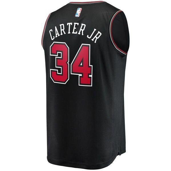 Chicago Bulls Wendell Carter Jr. черная майка НБА - Statement Edition