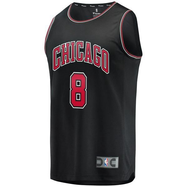 Chicago Bulls Zach LaVine черная майка НБА - Statement Edition