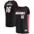 Miami Heat James Johnson Player черная майка НБА - Icon Edition