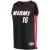 Miami Heat James Johnson Player черная майка НБА - Icon Edition