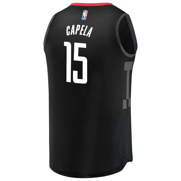 Houston Rockets Clint Capela черная майка НБА - Statement Edition