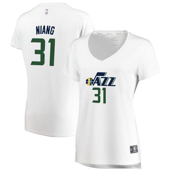 Utah Jazz Georges Niang белая майка НБА - Association Edition