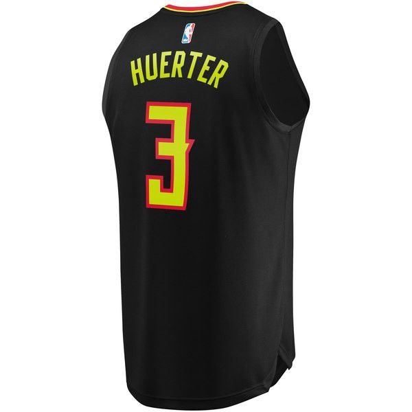 Atlanta Hawks Kevin Huerter черная майка НБА - Icon Edition подростковая