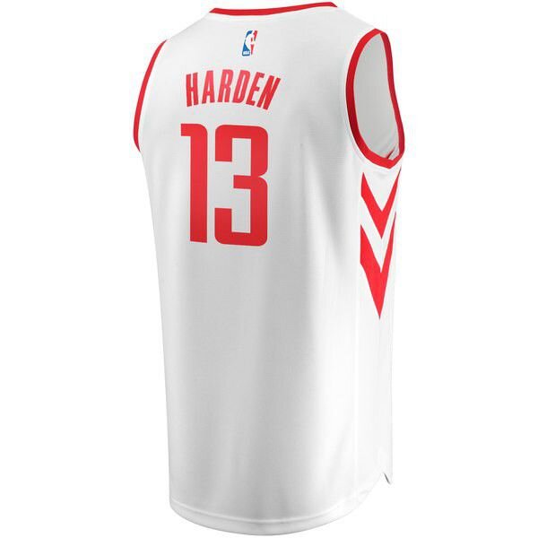 Houston Rockets James Harden белая майка НБА - Association Edition подростковая