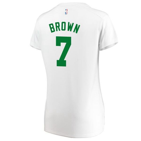 Boston Celtics Jaylen Brown Player белая майка НБА - Association Edition