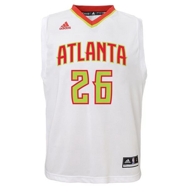 Atlanta Hawks Kyle Korver Adidas белая майка НБА