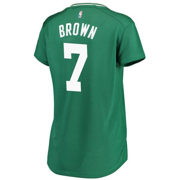 Boston Celtics Jaylen Brown зеленая майка НБА - Icon Edition женская