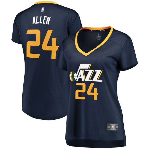 Utah Jazz Grayson Allen темно-синяя майка НБА - Icon Edition женская