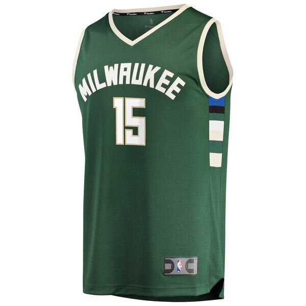 Milwaukee Bucks Shabazz Muhammad Player зеленая майка НБА - Icon Edition