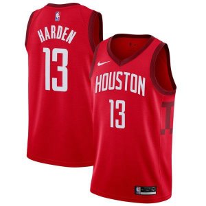 Houston Rockets James Harden Найки 2018/19 мужская красная майка НБА - Earned Edition подростковая