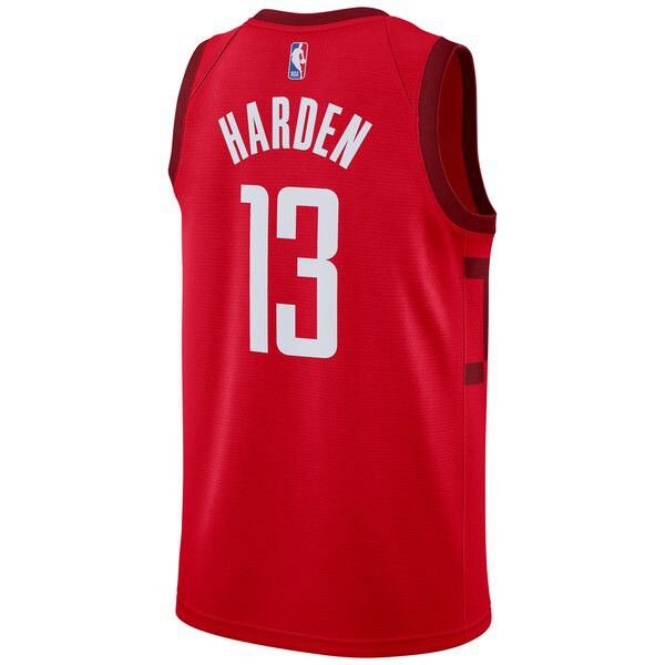 Houston Rockets James Harden Найки 2018/19 мужская красная майка НБА - Earned Edition подростковая