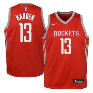 Houston Rockets James Harden Найки мужская красная майка НБА - Icon Edition подростковая
