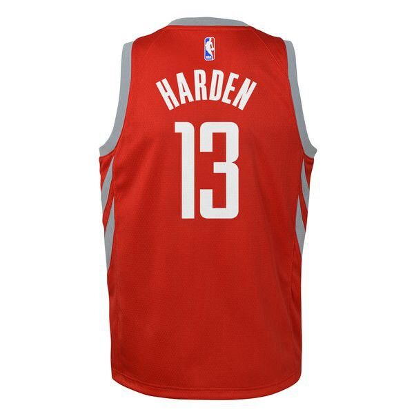 Houston Rockets James Harden Найки мужская красная майка НБА - Icon Edition подростковая