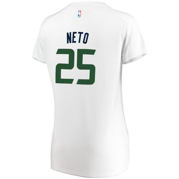 Utah Jazz Raul Neto белая майка НБА - Association Edition