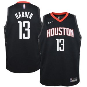 Houston Rockets James Harden Найки мужская черная майка НБА - Statement Edition подростковая