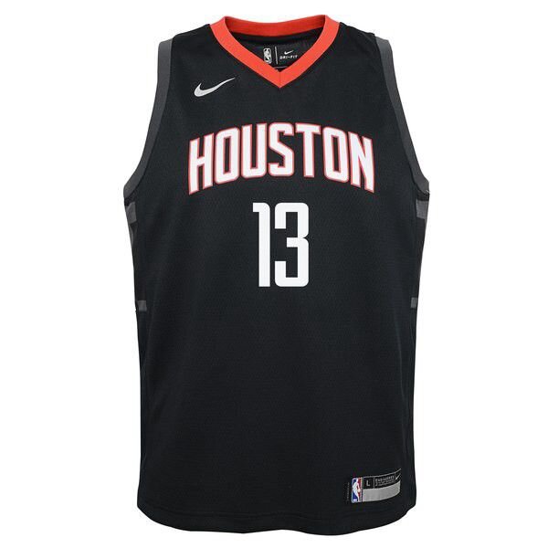 Houston Rockets James Harden Найки мужская черная майка НБА - Statement Edition подростковая