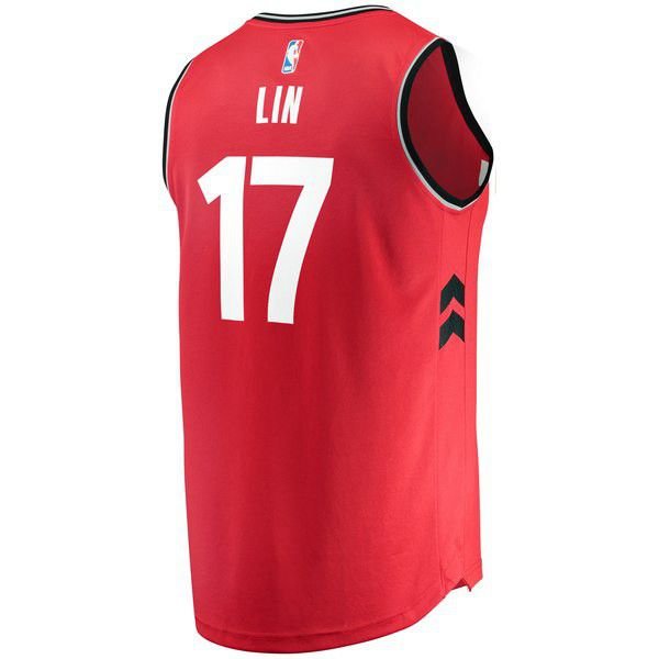 Toronto Raptors Jeremy Lin красная майка НБА - Statement Edition