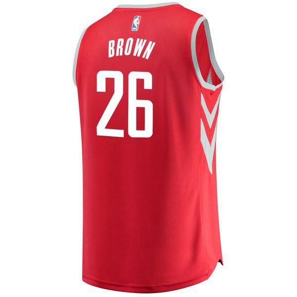 Houston Rockets Markel Brown Player красная майка НБА - Icon Edition