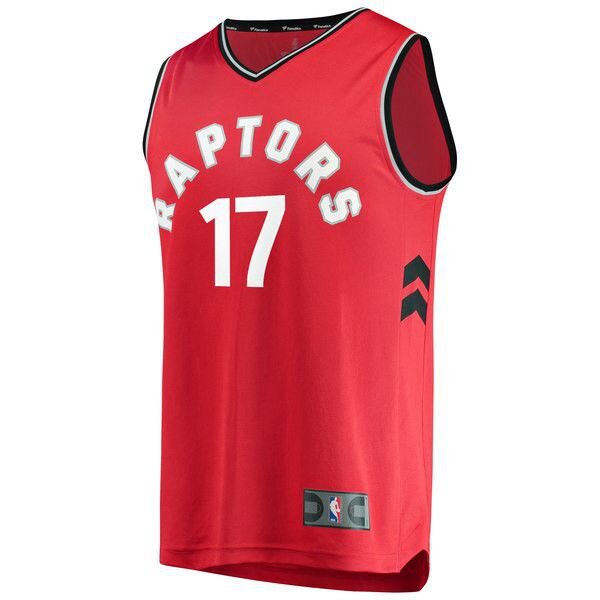 Toronto Raptors Jonas Valanciunas красная майка НБА - Icon Edition