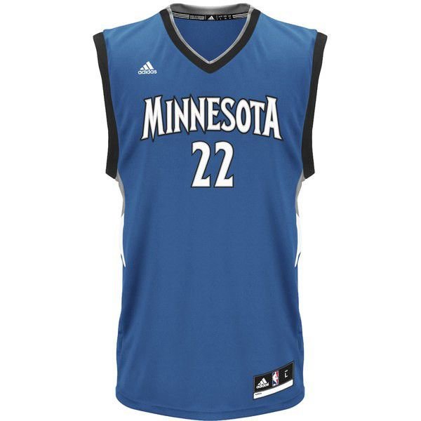 Minnesota Timberwolves Andrew Wiggins Adidas синяя майка НБА