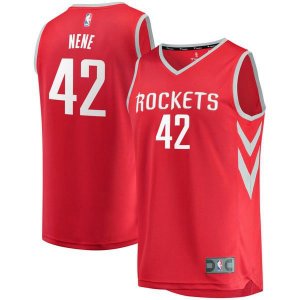 Houston Rockets Nene Player красная майка НБА - Icon Edition