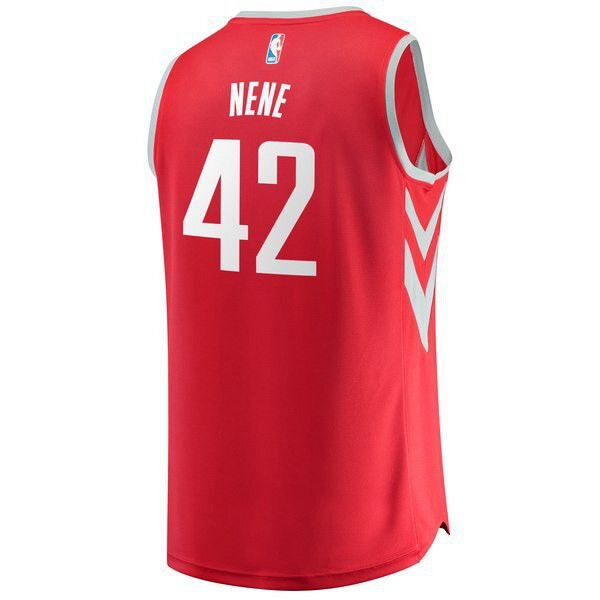 Houston Rockets Nene Player красная майка НБА - Icon Edition