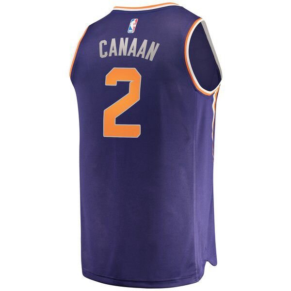 Phoenix Suns Isaiah Canaan Player Mor майка НБА - Icon Edition