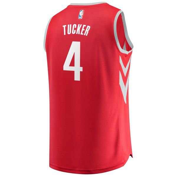 Houston Rockets PJ Tucker Player красная майка НБА - Icon Edition подростковая