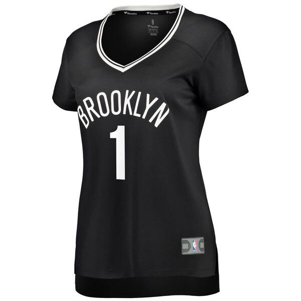 Brooklyn Nets D'Angelo Russell черная майка НБА - Icon Edition женская