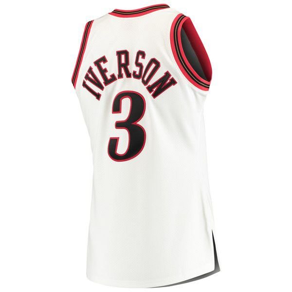 Philadelphia 76ers Allen Iverson M&Ness домашняя 1997/98 белая майка НБА