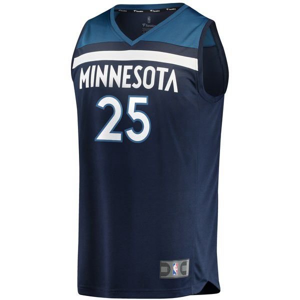 Minnesota Timberwolves Derrick Rose Player темно-синяя майка НБА - Icon Edition подростковая