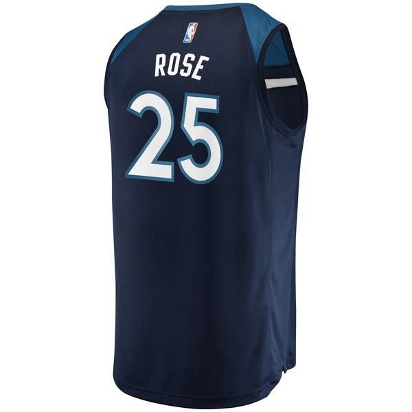 Minnesota Timberwolves Derrick Rose Player темно-синяя майка НБА - Icon Edition подростковая