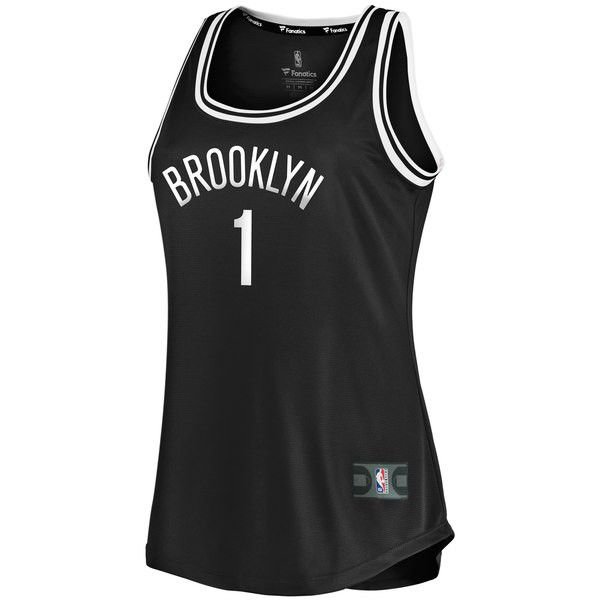 Brooklyn Nets D'Angelo Russell Tank черная майка НБА - Icon Edition