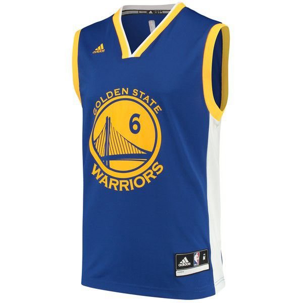 Golden State Warriors Nick Young Adidas гостевая синяя майка НБА