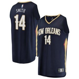 New Orleans Pelicans Jason Smith темно-синяя майка НБА - Icon Edition