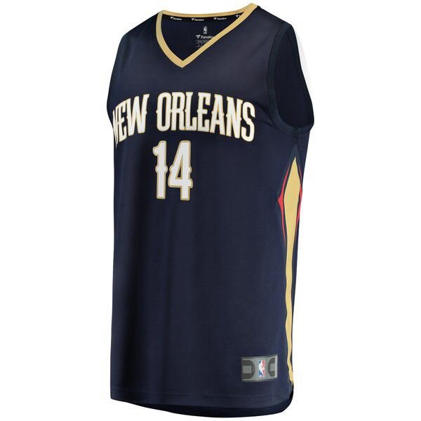 New Orleans Pelicans Jason Smith темно-синяя майка НБА - Icon Edition