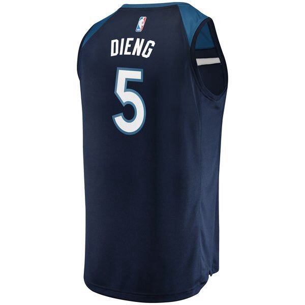 Minnesota Timberwolves Gorgui Dieng гостевая темно-синяя майка НБА - Icon Edition